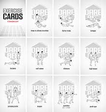 If you are a pe teacher and you are looking for new ways to engage your students you can use this collection of bodyweight exercise cards and utilize them during your lessons. Exercise Cards By Darebee