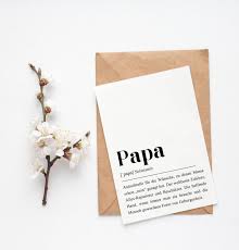Grusskarte Papa Din A6 Karte Mit Umschlag Kraftpapier Vater Etsy Cards Grandfather Gifts Greeting Cards