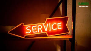 Service Unbreakable Neon Sign Indicator Sign Arrow Sign Etsy Neon Signs Arrow Signs Neon Light Signs
