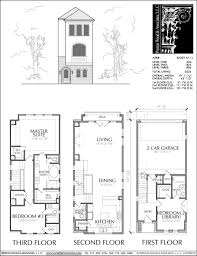 Delson or sherman architects pcbrooklyn. Three Story Townhouse Plan E2207 A1 1 Brownstone Homes Town House Floor Plan Narrow Lot House Plans