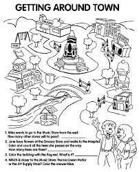 Take a stroll down main street with coloring pages like this one, which features an everyday place. Getting Around Town Coloring Page Crayola Com