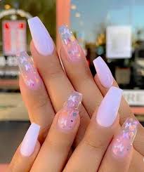 80 Prettiest Colorful Coffin Nails For The Beginning Of 2020 In 2020 Short Acrylic Nails Winter Nails Acrylic Nail Designs