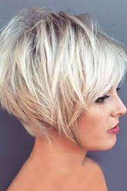 Choppy Layered Blonde Angled Short Hair Styles For Round Faces Short Hair With Layers Short Hair Styles