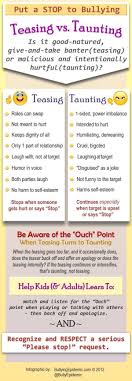 Teasing Vs Taunting Bullying Lessons Bullying Bullying Prevention