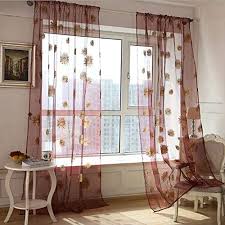 must have curtain sunflowers home decor