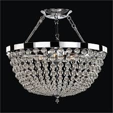 Clear crystal led ceiling fan with light. Arcadia 612bs Semi Flush Ceiling Lights 16 19 Widths Glow