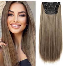 20 inch 4 pieces 11 clips hair extension clip in Hair accessories