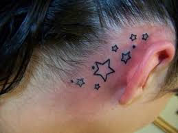Star tattoo behind the ear symbolism the stars in the night sky have helped travelers find their way home and toward civilization since further back than history can describe. Star Tattoo Meanings Ideas And Pictures Tatring