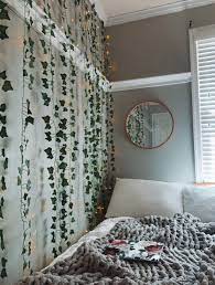Vines for bedroom aesthetic ideas. Natural Aesthetic Bedroom Fake Vines Room Decor Trendecors