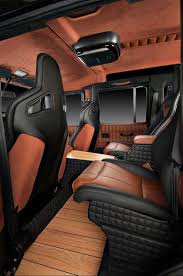 Vilner 110 Rear Passenger Compartment Giving A Range Rover A Run For Its Money In Opulence Stake Land Rover Defender Land Rover Defender Interior Land Rover