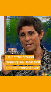He hit the ground running like Usain Bolt and then keeled over!' Fatima  Whitbread recalls the moment a cockroach crawled up her nose