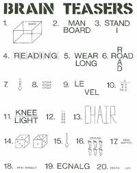 Free Printable Rebus Puzzles Printable Rebus Puzzle February Goodaction Worksheet For Student In 2020 Brain Teasers For Kids Brain Teasers Word Puzzles