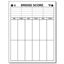 Printable Bridge Score Sheets Bridge Tally Cards Bridge Tally Bridge Card Game