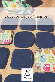 Couture Jeux Memory Avec Des Chutes De Tissus Oh Ptits Momes En 2020 Chute De Tissu Jouets En Tissu Projets De Couture Enfant
