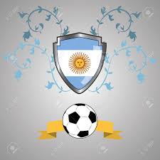 Escudos de fútbol argentino apk. Un Escudo Heraldica Con La Bandera De Argentina Una Cinta Y Un Balon De Futbol Ilustraciones Vectoriales Clip Art Vectorizado Libre De Derechos Image 29423136