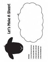 Free printable templet of a sheep. Sheep Craft Lamb Craft Mary Had A Little Lamb Craft Printable Einmachglas Bastelarbeiten Kuscheltiere Nahen Schnittmuster Kostenlos Schafe