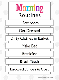 how to create a morning routine for kids momof6