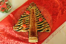 La ricetta dell'albero di natale di pasta sfoglia fa subito festa. Albero Di Natale Di Pasta Sfoglia E Spinaci Donnepasticcione
