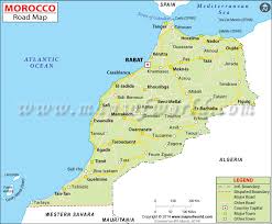 This atlas includes maps for the counties of ireland as they existed in 1849. Morocco Road Map