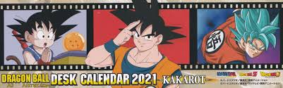 2021 dragon ball z wall c. Dragon Ball Z Kakarot 2021 Desk Calendar Aiktry