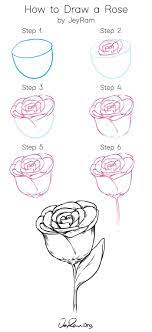 Animals, plants, princess, comics, people, anime;. 1001 Ideas And Tutorials On How To Draw A Rose Step By Step