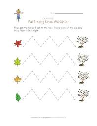 Fall Fine Motor Skills Worksheet Fall Worksheets Tracing Worksheets Worksheets For Kids