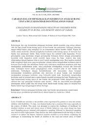 Check spelling or type a new query. Pdf Cabaran Dalam Mengekalkan Kesihatan Anak Kurang Upaya Di Luar Bandar Dan Pedalaman Sabah Challenges In Maintaining Health Of Children With Disability In Rural And Remote Areas Of Sabah