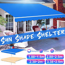 Sun shade sails are an artistic shade canopy that provides sun shade and uv protection for your family in parks and other outdoor living spaces. Outdoor Patio Awning Replacement Fabric Top Cover Sun Sail Shade Canopy Walmart Com Walmart Com