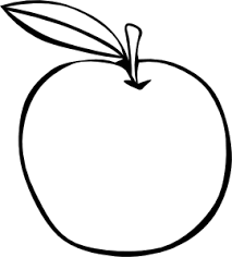 Apple Coloring Fruit Clip Art Apple Coloring Pages Fruit Coloring Pages Apple Coloring