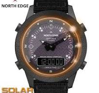 North Edge Evoque Wrist Watch Analog Solar Power 3ATM Water Resistant Smart  Watch Gift Watches