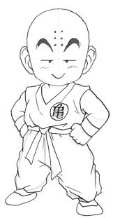 Son goku sketch by a. How To Draw Krillin Drawing And Digital Painting Tutorials Online