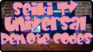 Does the tv menu work? Seiki Tv Universal Remote Control Codes And Programming