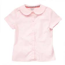 Toddler Girls Pink Blouse Peter Pan Collar French Toast School Uniform 2t To 4t Ebay