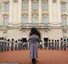 Bon Jovi S Livin On A Prayer Played At Changing Of The Guard Daily Mail Online