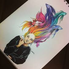 Tumblr Nbcp36cwvk1sk64fao1 500 Jpg 500 500 Fish Drawings Drawn Fish Fish Art