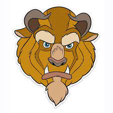From middle english beeste, beste, from old french beste (french bête), from latin bēstia (animal, beast); Disney Beast Pappe Gesichtsmaske Fur Kinder Partyfest De