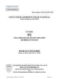 Kumpulan soal bahasa inggris pada lcc lomba. Tes Online Mengerjakan Soal Usbn Ips Jawabanku Id