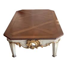 Originally designed for a large room, but custom dimensions are available. Baker Furniture Giltwood Hollywood Regency Coffee Table Design Plus Gallery