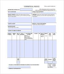 Commercial Invoice Templates 16 Free Printable Xlsx Word Samples Invoice Template Word Invoice Template Invoice Sample