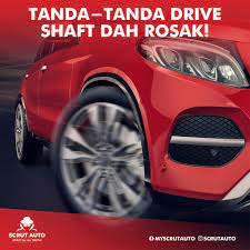 Tekan klac dengan kaki kiri dan hidupkan enjin kereta. Rupanya Drive Shaft Dah Nak Kong