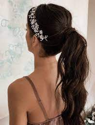 Hair Trial Prep Tips Hair Accessories Ponytail Ponytail Bridal Hair Wedding Hair Accessories