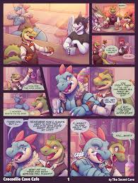 The Secret Cave - Crocodile Cave Cafe (Pokémon) gay porn comic