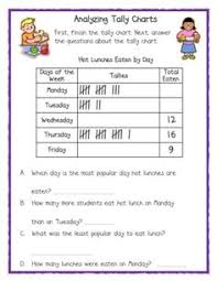 7 best tally chart images math activities kindergarten