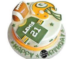 I was really impressed by how beautifully it was decorated to look like a soccer ball. American Football Cake