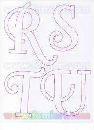 Moldes de letras cursivas del abecedario mayúsculas y minúsculas. Letras Bonitas Moldes De Letras Cursivas Elegantes Para Imprimir Y Recortar Novocom Top