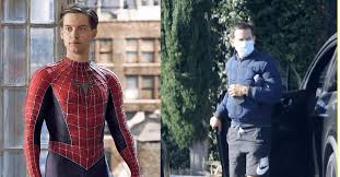 This spiderman mask features a polyester material to help you live out your dream as your favorit. Spider Man 3 Rumors Gain Ground Tobey Maguire Suits Up At Costume Fitting Inside The Magic