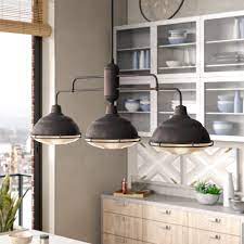 Metal dome light shades retro modern ceiling pendant lampshades various colours. Trent Austin Design Bruges 3 Light Kitchen Island Dome Pendant Reviews Wayfair