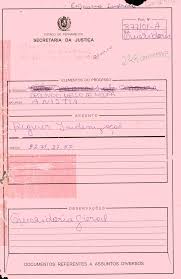 SECRETARIA DA JUSTIÇA DOCUMENTOS REFERENTES A ASSUNTOS DIVERSOS