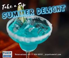 Refresh Your Mood With A Chilled Summer Delights By Nirwanahometeljaipur Enjoy The Summer With Your Friends And Fam Blue Margarita Halloween Drinks Margarita