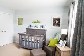 Green Blue Gray Elephant Themed Nursery Project Nursery